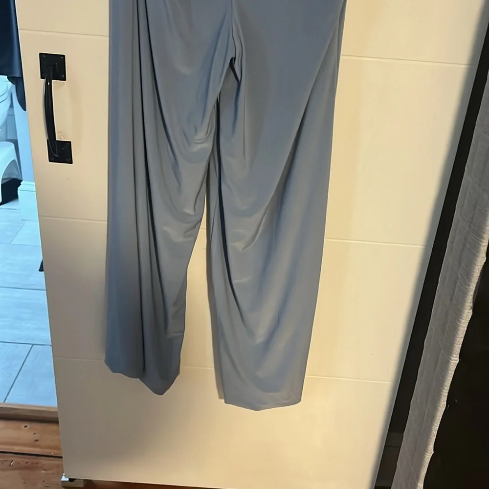 Blue Maternity Jumpsuit - Picture 6 of 6